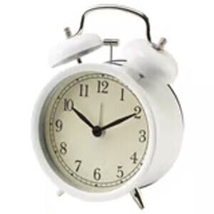 IKEA DEKAD White Alarm Clock Your Silent Sentinel for Bold Mornings